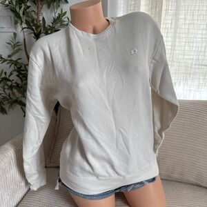 Victorias secret PINK cream crewneck sweatshirt